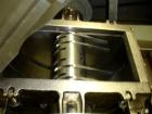 Used Fitzpatrick Fitzmill, Model D6, stainless steel construction, swinging hammers, reversible chamber, pan feed, approximate 5 hp motor, belt driven on base.