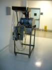 Used Fitzmill, Model D6, stainless steel construction, swinging hammers, reversible chamber, pan feed with 5 hp motor on stands.