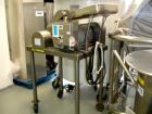 Used Fitzpatrick Fitzmill, Model DASO6. Stainless steel constuction, fixed blades, pan feed with 7.5 hp 230/460 volt, on legs, serial #9289.