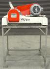 Used Fitzpatrick Fitzmill, Model DASO6, 316 stainless steel. 16 fixed double impact 410 stainless steel blades. 6