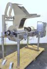 Used Fitzpatrick GuiloRiver, Model 14LX14D, 304 Stainless Steel. 14 Diameter x 14 wide rotor with riving pins. Hinged cover with pelican feed hopper, hinged bottom discharge. Driven by a 5hp, 3/60/20...