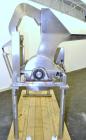 Used Fitzpatrick GuiloRiver, Model 14LX14D, 304 Stainless Steel. 14 Diameter x 14 wide rotor with riving pins. Hinged cover with pelican feed hopper, hinged bottom discharge. Driven by a 5hp, 3/60/20...