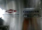 Used Fitzpatrick Fitzmill, Model D6A. 316 Stainless steel product contact surfaces, 304 stainless steel non product contact surfaces, cantilevered design, mirror internal finish, fixed blades with dr...