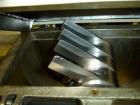 Used Fitzpatrick Fitzmill, Model D6, Stainless Steel. Swinging knives, reversible chamber, gravity feed, 7.5 hp motor, belt driven on base.