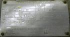 Used Fitzpatrick Fitzmill, Model D6, 316 Stainless Steel. 16 Double sided impact 410/16/20 stainless steel swinging blades, 6
