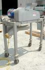 Used Fitzpatrick Fitzmill, Model DAO6, 316 Stainless Steel. (16) double impact swinging blades, 6