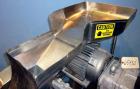 Used Fitzpatrick Fitzmill, Model DAS06, Stainless Steel. (16) Fixed double impact blades. 6