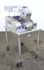 Used Fitzpatrick Fitzmill, Model DAS06, Stainless Steel. (16) Knife/Impact fixed 410/16/20 stainless steel blades, 6” x 11” 316 stainless steel cutting chamber, 316 stainless steel feed throat with a...