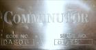 Used Fitzpatrick Model DAS06 Fitzmill, 304 Stainless Steel.