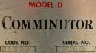 Used Fitzpatrick Fitzmill, model DASO6, 304 stainless steel. (16) fixed impact/knife 410 stainless steel blades. 6
