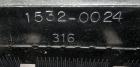 Used Fitzpatrick Fitzmill, Model DASO6, 316 Stainless Steel. (16) Fixed impact/knife410/16/20 stainless steel blades. 6