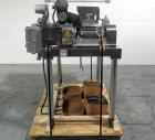 Used Fitzpatrick Fitzmill, Model DASO6. Stainless steel construction, fixed knives, jacketed cover and mill housing, screw feed driven by 0.25hp, 230/460 volt XP variable speed drive, on stainless st...