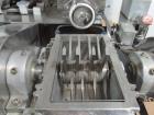 Used Fitzpatrick Fitzmill, Model DASO6. Stainless steel construction, fixed knives, jacketed cover and mill housing, screw feed driven by 0.25hp, 230/460 volt XP variable speed drive, on stainless st...