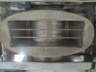 Used Fitzpatrick Fitzmill, Model DASO6. Stainless steel construction, fixed knives, jacketed cover and mill housing, screw feed driven by 0.25hp, 230/460 volt XP variable speed drive, on stainless st...