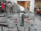 Used Fitzpatrick Fitzmill, Model DASO6. Stainless steel construction, fixed knives, jacketed cover and mill housing, screw feed driven by 0.25hp, 230/460 volt XP variable speed drive, on stainless st...