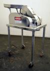 Used Fitzpatrick Fitzmill, Model DAS06, Stainless Steel. (16) Knife/Impact fixed 410/16/20 stainless steel blades, 6” x 11” 316 stainless steel cutting chamber, 316 stainless steel feed throat with a...
