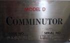 Used Stainless Steel Fitzpatrick Fitzmill, Model DAS06