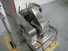 Used Fitzpatrick Fitzmill, Model DASO6, Stainless Steel. Knife/impact fixed blades. Mounted on a base and pedestal with a 7.5hp, 230/460 volt, 1750 rpm XP motor. Gravity feed throat, missing feed pan...