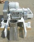 Used Fitzpatrick Fitzmill, Model FASO12, Stainless Steel. 24 fixed impact/knife blades. 13