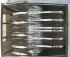 Used Fitzpatrick Fitzmill, Model FASO12, Stainless Steel. 24 fixed impact/knife blades. 13