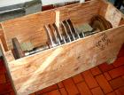 Used Fitzpatrick Fitzmill, Model FASO12, Stainless Steel. 24 fixed impact/knife blades. 13