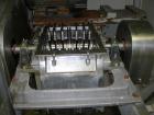 Used Fitzpatrick Fitzmill, Model FASO12, Stainless Steel. 24 fixed impact/knife blades. 13