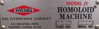 Used Fitzpatrick Homoloid Mill, Model JT, 316 stainless steel. 8'' diameter x 2'' deep chamber, (12) 410 stainless steel swinging impact/knife blades, no bottom screen. Top feed with pan. Driven by a...