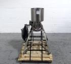 Used Fitzpatrick Homoloid Mill, Model J. Stainless steel product contact surfaces, fixed knives, gravity feed, on stand with direct coupled 3hp, 230/460 volt XP motor. Serial# J-1034.