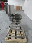 Used Fitzpatrick Homoloid Mill, Model J. Stainless steel product contact surfaces, fixed knives, gravity feed, on stand with direct coupled 3hp, 230/460 volt XP motor. Serial# J-1034.