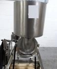 Used Fitzpatrick Homoloid Mill, Model J. Stainless steel product contact surfaces, fixed knives, gravity feed, on stand with direct coupled 3hp, 230/460 volt XP motor. Serial# J-1034.