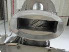Used Fitzpatrick Homoloid Mill, Model J. Stainless steel product contact surfaces, fixed knives, gravity feed, on stand with direct coupled 3hp, 230/460 volt XP motor. Serial# J-1034.