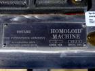 Used Fitzpatrick Homoloid Mill, Model J. Stainless steel product contact surfaces, fixed knives, gravity feed, on stand with direct coupled 3hp, 230/460 volt XP motor. Serial# J-1034.