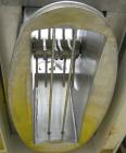 Used: Fitzpatrick fitzmill, model DASO6, 316 stainless steel. (16) fixed double sided 410 stainless steel impact blades, 6
