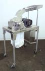 Used O’Hara Fitz Type Hammer Mill, Model M1000, Stainless Steel. Approximate 6” x 11” feed, 304 stainless steel gravity feed throat with 304 stainless steel pan. (16) Knife/impact swinging 316 stainl...