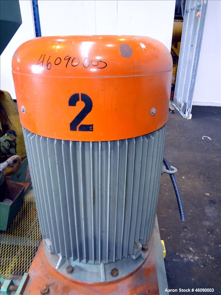 Used Fluid Energy Classifying Mill, Carbon Steel. Approximate 18" diameter radial wheel, 17" diameter x 5" deep jacketed chamber, 16" diameter manually adjustable gap rotor. Includes a top load feed ...