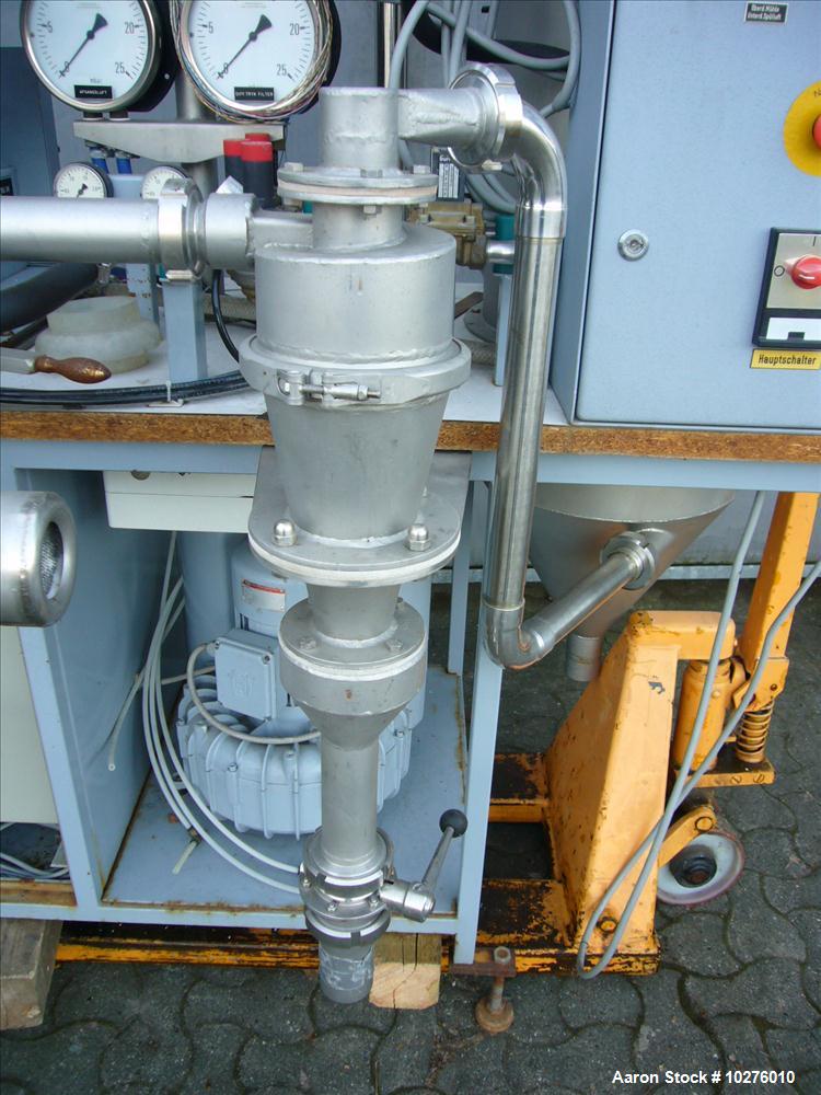 Used Alpine Flexible R & D/Lab Jet Mill System, Type 100AFG