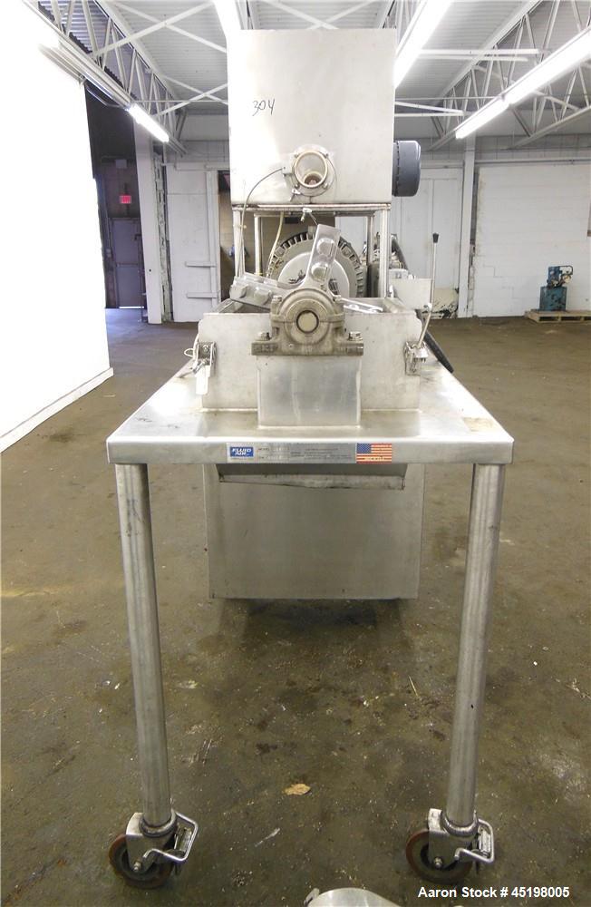 Used Stainless Steel Fluid Air Impact/Screening Mill, Model 014