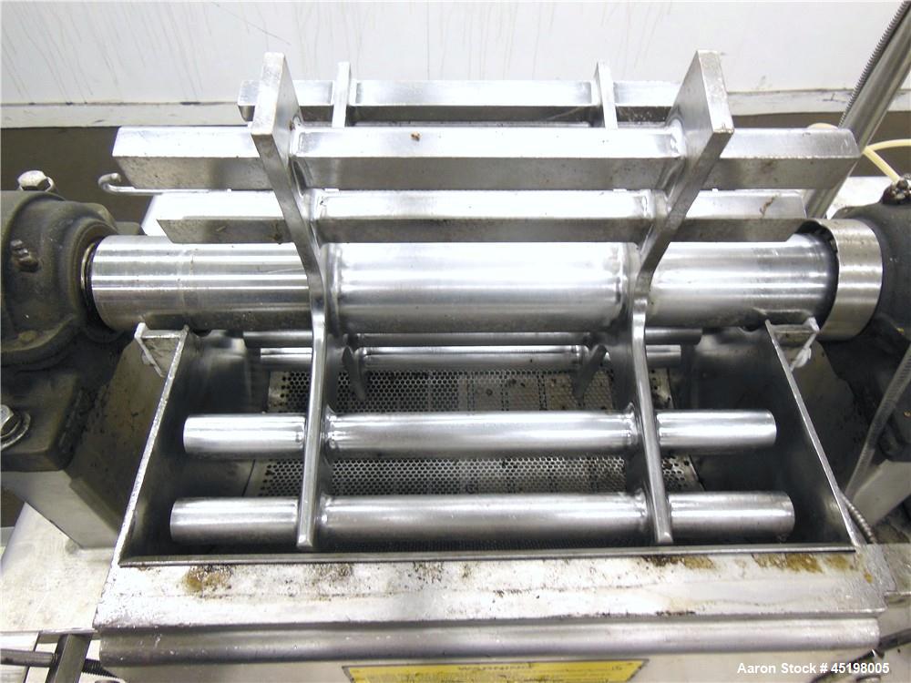 Used Stainless Steel Fluid Air Impact/Screening Mill, Model 014