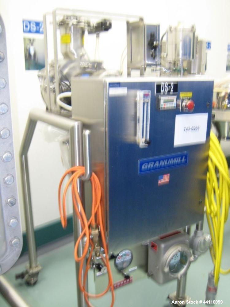 Used 5 Hp Granumill Fluid Air Model OUM, S# 10100, w/ (PC-2) Hepa Filter