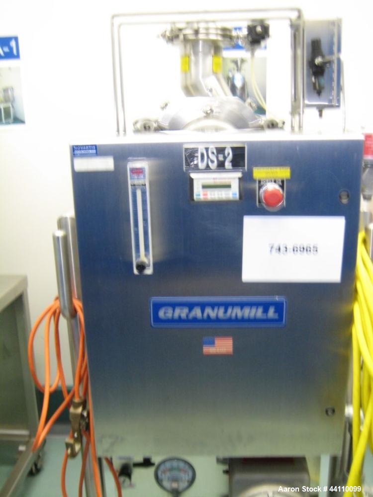 Used 5 Hp Granumill Fluid Air Model OUM, S# 10100, w/ (PC-2) Hepa Filter