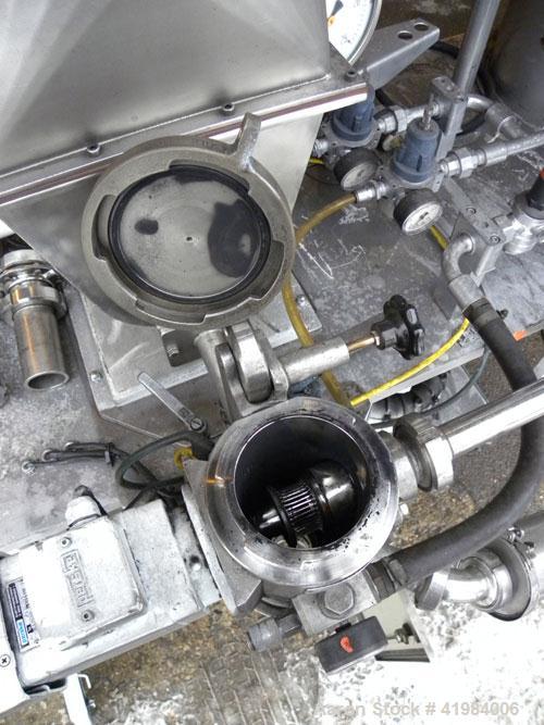 Used Alpine Fluidized Bed Opposed Jet Mill System, type 100AFG, 321 stainless steel, consisting of: (1) Alpine jet mill, model 100AFG, throughput rate approximately 1 to 25 kg/hr. Includes a classify...