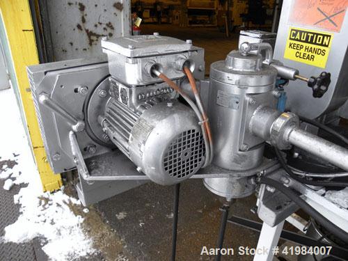 Used Alpine Fluidized Bed Opposed Jet Mill System, type 100AFG, 321 stainless steel, consisting of: (1) Alpine jet mill, model 100AFG, throughput rate approximately 1 to 25 kg/hr. Includes a classify...