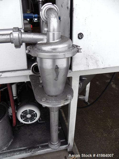 Used Alpine Fluidized Bed Opposed Jet Mill System, type 100AFG, 321 stainless steel, consisting of: (1) Alpine jet mill, model 100AFG, throughput rate approximately 1 to 25 kg/hr. Includes a classify...