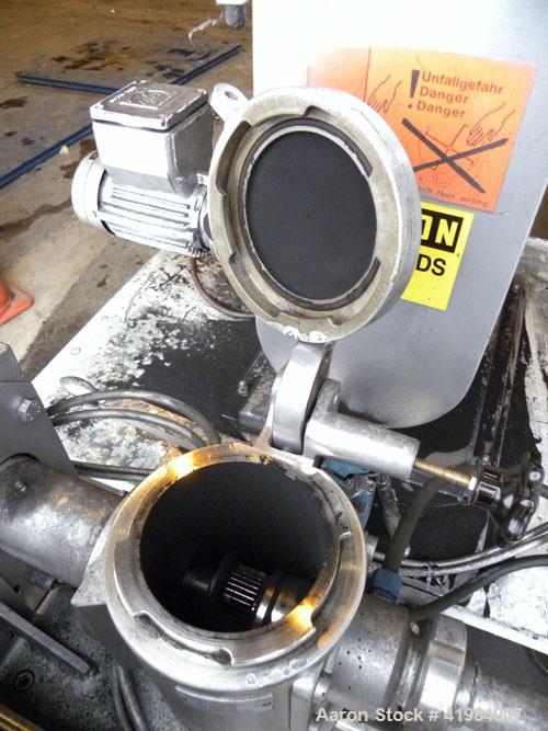 Used Alpine Fluidized Bed Opposed Jet Mill System, type 100AFG, 321 stainless steel, consisting of: (1) Alpine jet mill, model 100AFG, throughput rate approximately 1 to 25 kg/hr. Includes a classify...