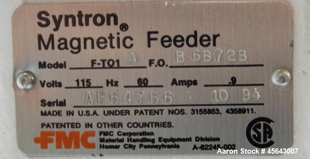 Used Micron Powder Systems Model A-12 Acucut Air Classifier