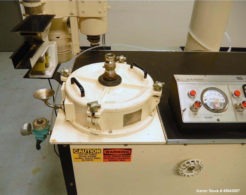 Used Micron Powder Systems Model A-12 Acucut Air Classifier