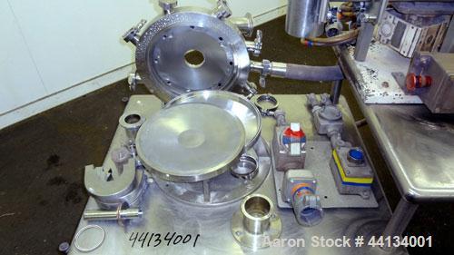 Used Jet Pulverizer Micron-Master Jet Mill, Size 12.  304 Stainless steel and tungsten carbide product contact areas. 12” Diameter chamber, typical feed rate 25-250 pounds an hour, air required 225 S...