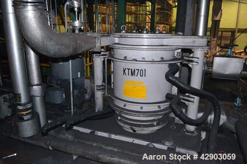 Used Kawasaki Kryptron Eddy Mill, driven by a 50 hp, 3/60/230/460 volt, 1780 rpm motor.