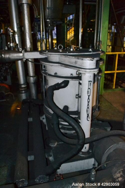 Used Kawasaki Kryptron Eddy Mill, driven by a 50 hp, 3/60/230/460 volt, 1780 rpm motor.