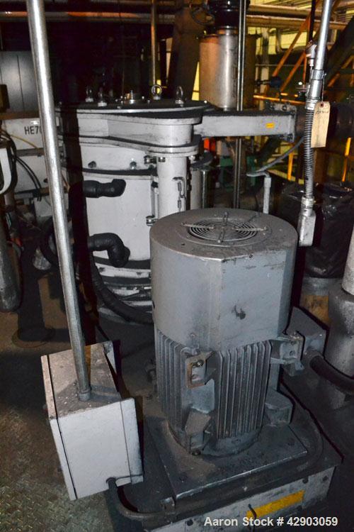 Used Kawasaki Kryptron Eddy Mill, driven by a 50 hp, 3/60/230/460 volt, 1780 rpm motor.